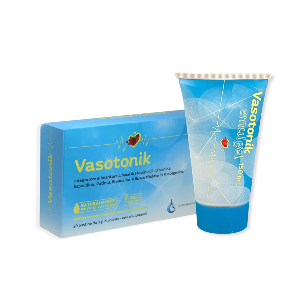 Vasotonik Kit - Integratore Microcircolo 20 Bustine più Gel